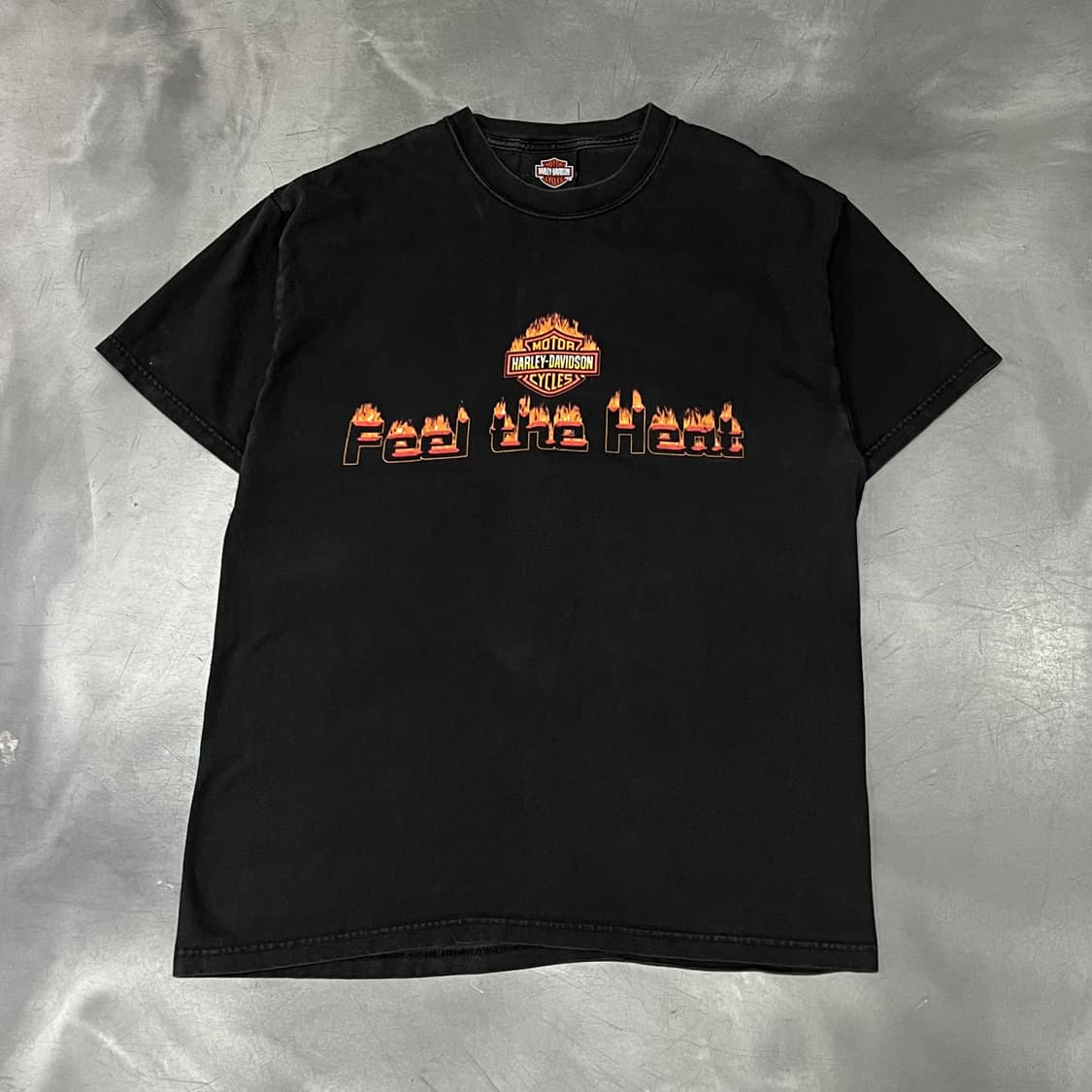  USA 할리데이비슨 플레임 프린팅 반팔티 y15709 상품이미지1