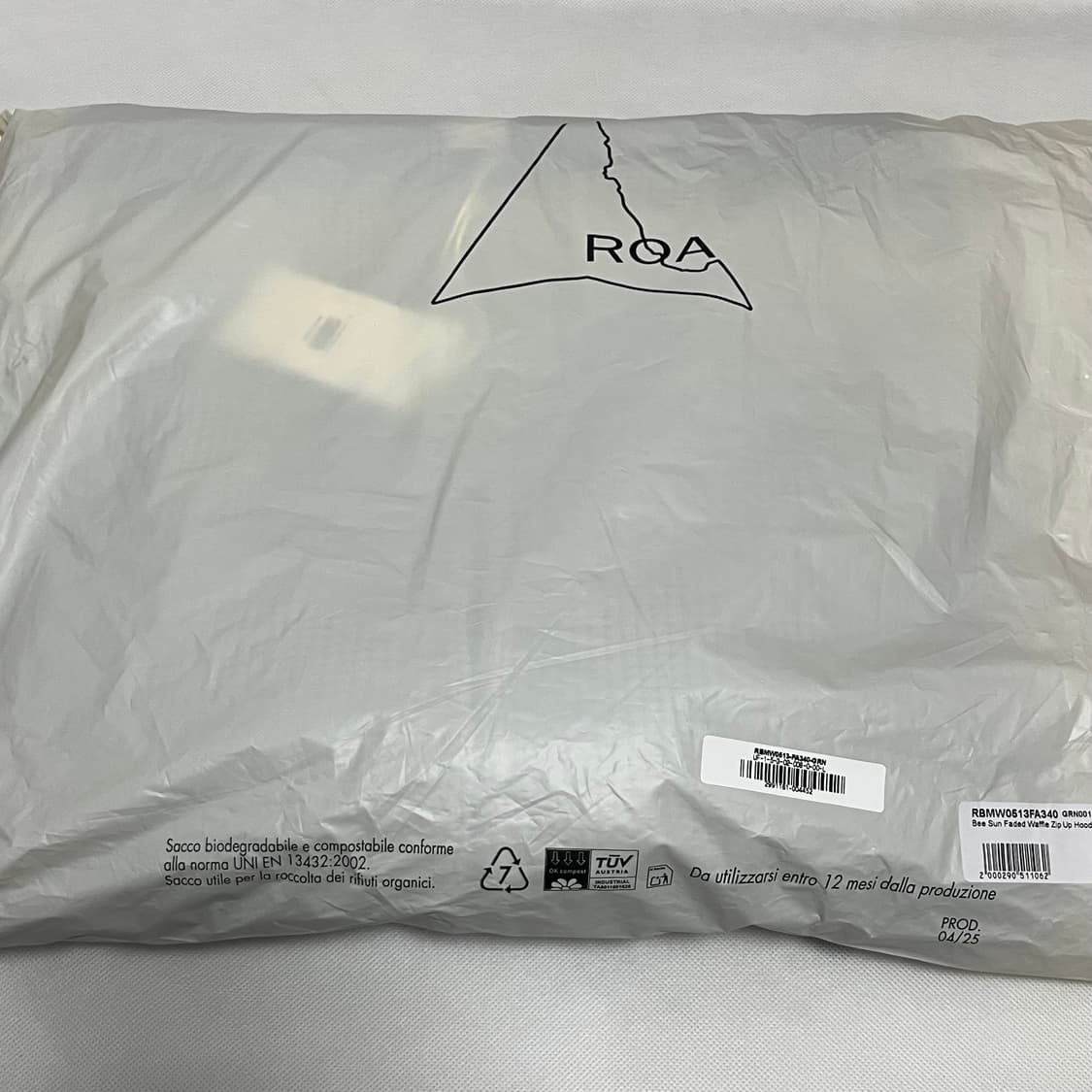 [M,L,XL]로아 하이킹 Faded Waffle 후드집업/카키 상품이미지4