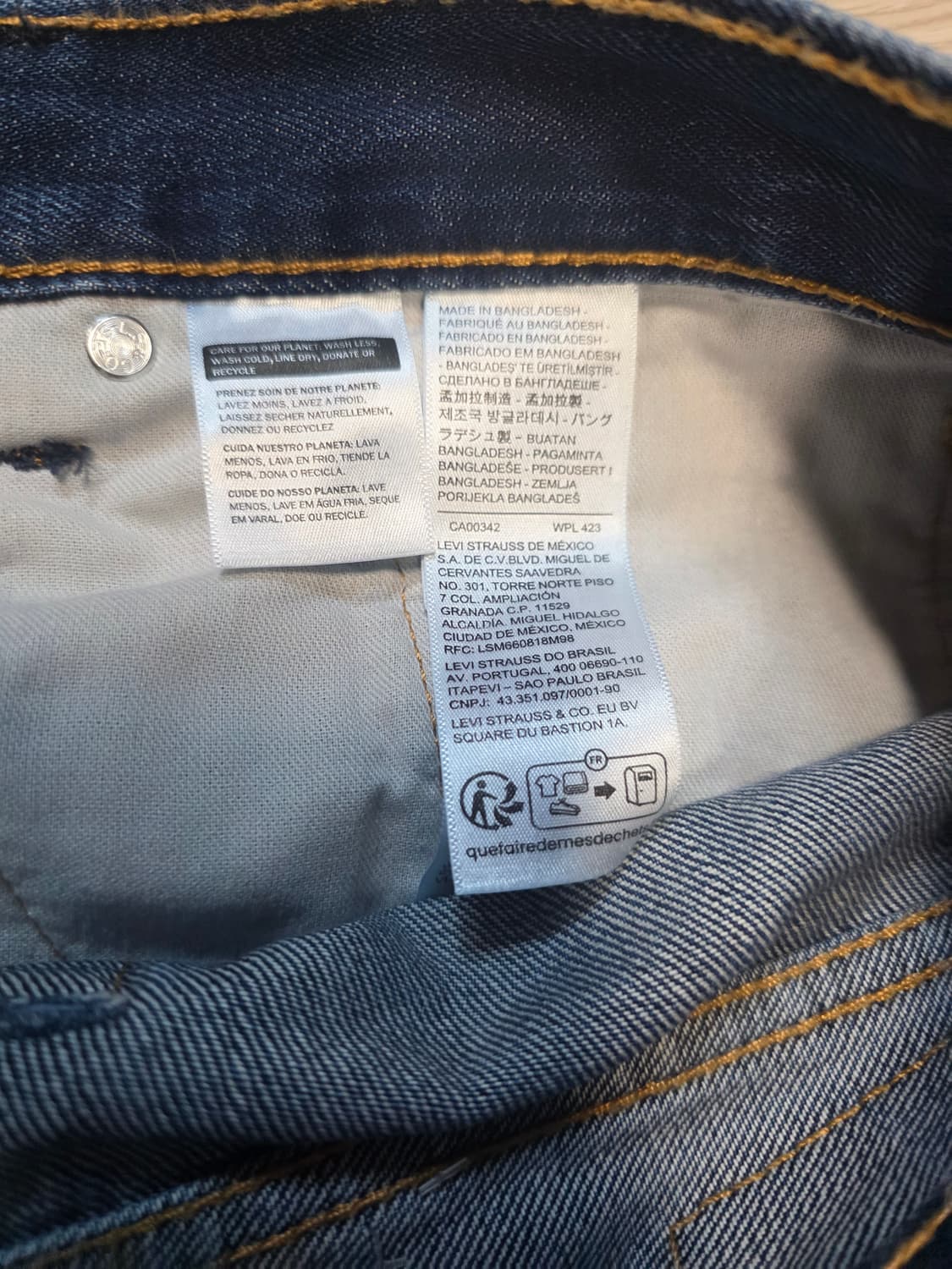 리바이스 550 릴랙스드핏 34/30 판매 상품이미지4