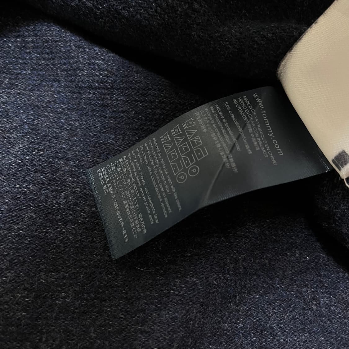 타미힐피거 스몰플래그 라운드넥 니트 스웨터 M/95 상품이미지9