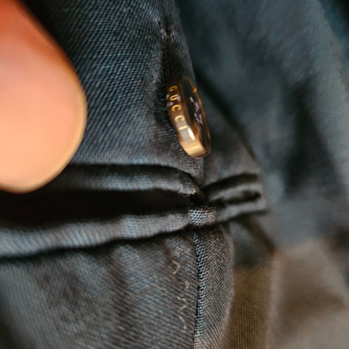 구찌(GUCCI) Staff Wear 딥 그린 롤업 슬렉스  상품이미지7