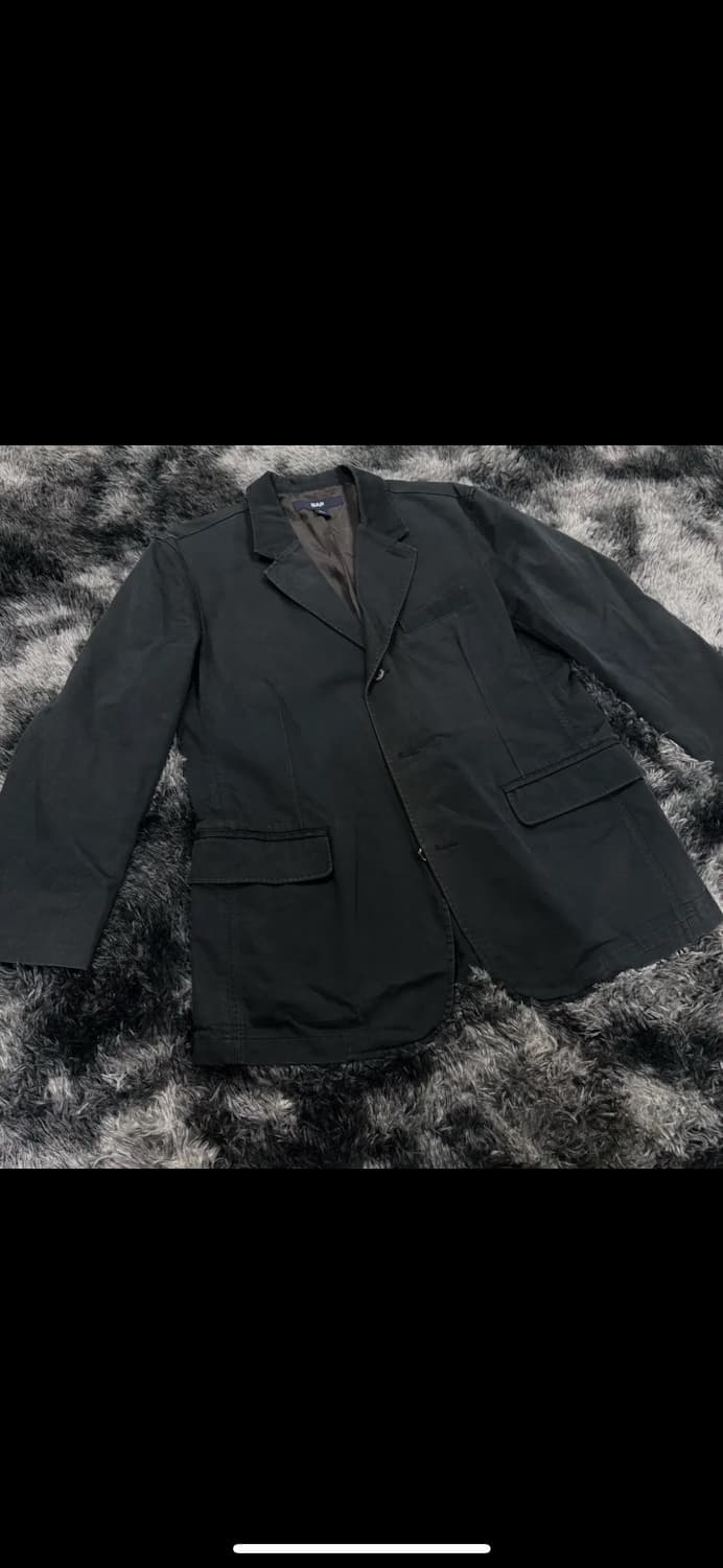 투티/0081 GAP 갭 블랙 빈티지 워크 정장 블레이저 자켓 상품이미지1