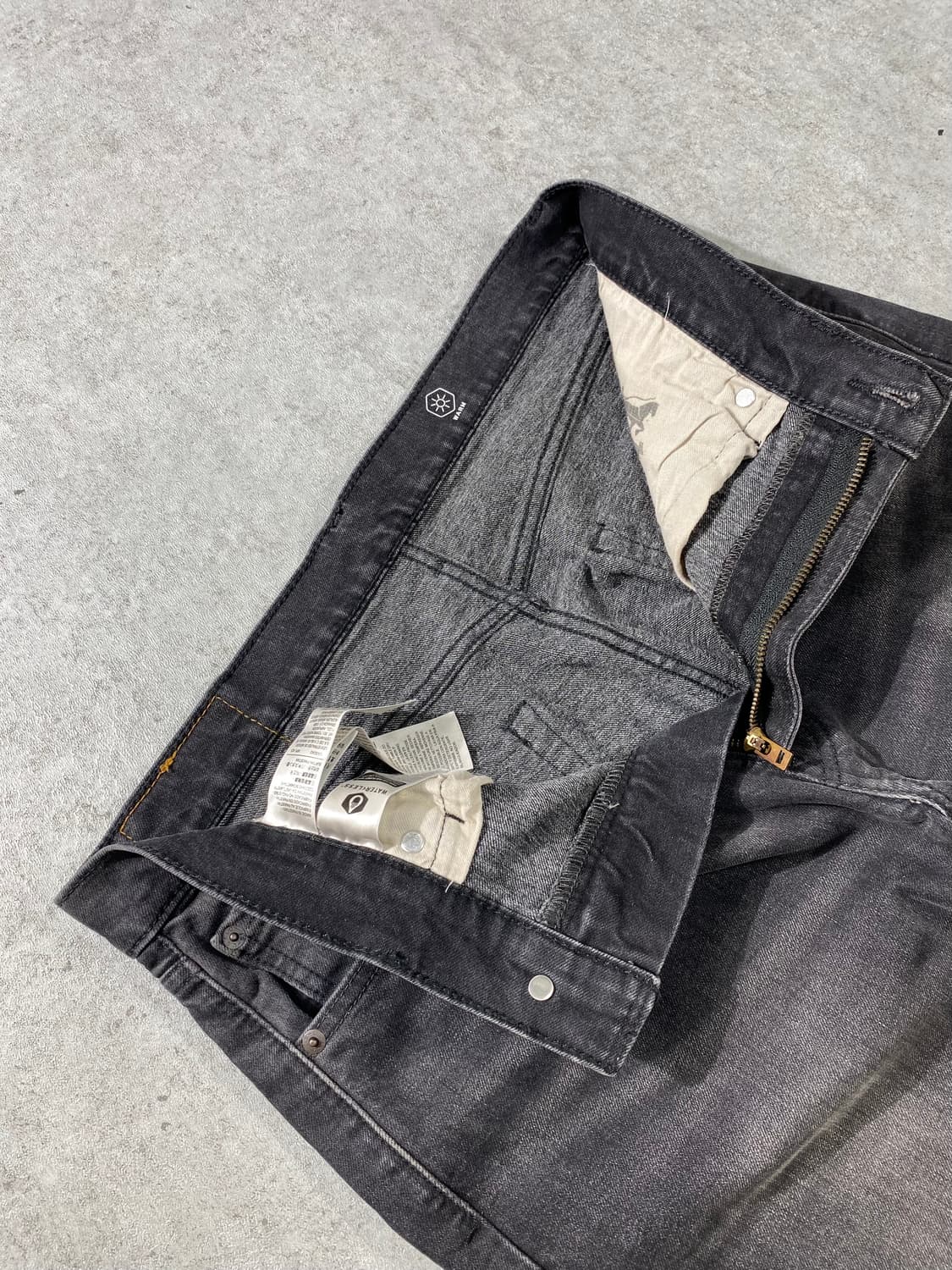 [34] Levi's 505 리바이스 흑청 레귤러핏 데님팬츠 상품이미지6