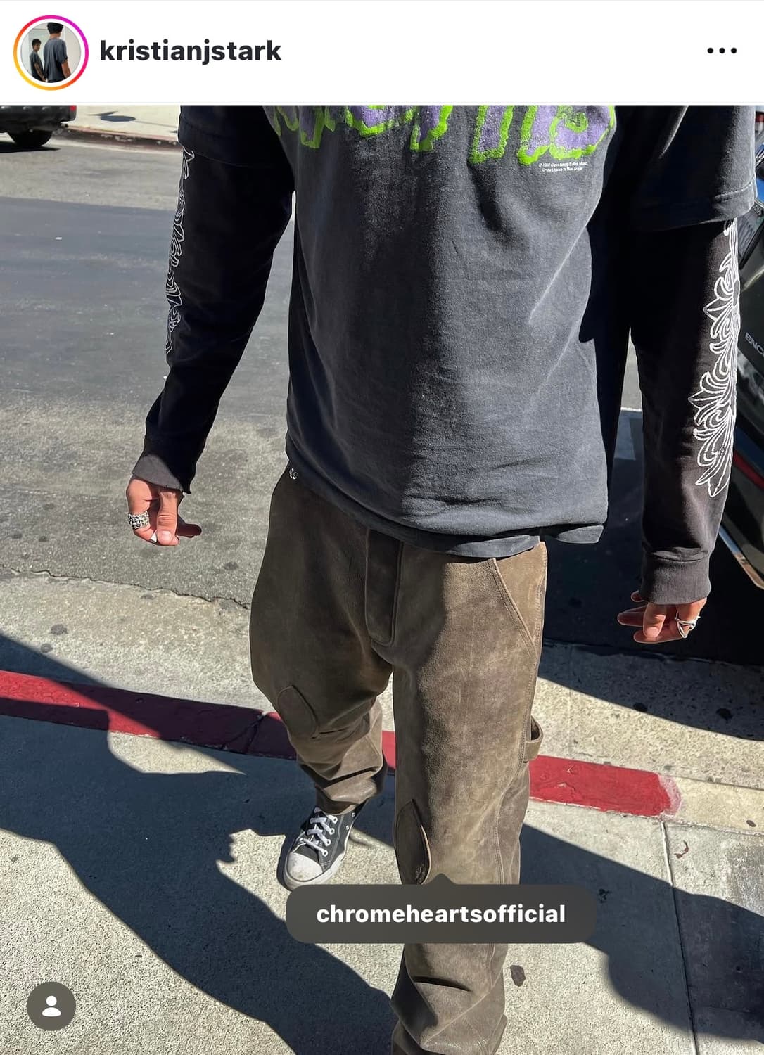 구함)) 빈티지 크롬하츠 롱슬리브 상품이미지1