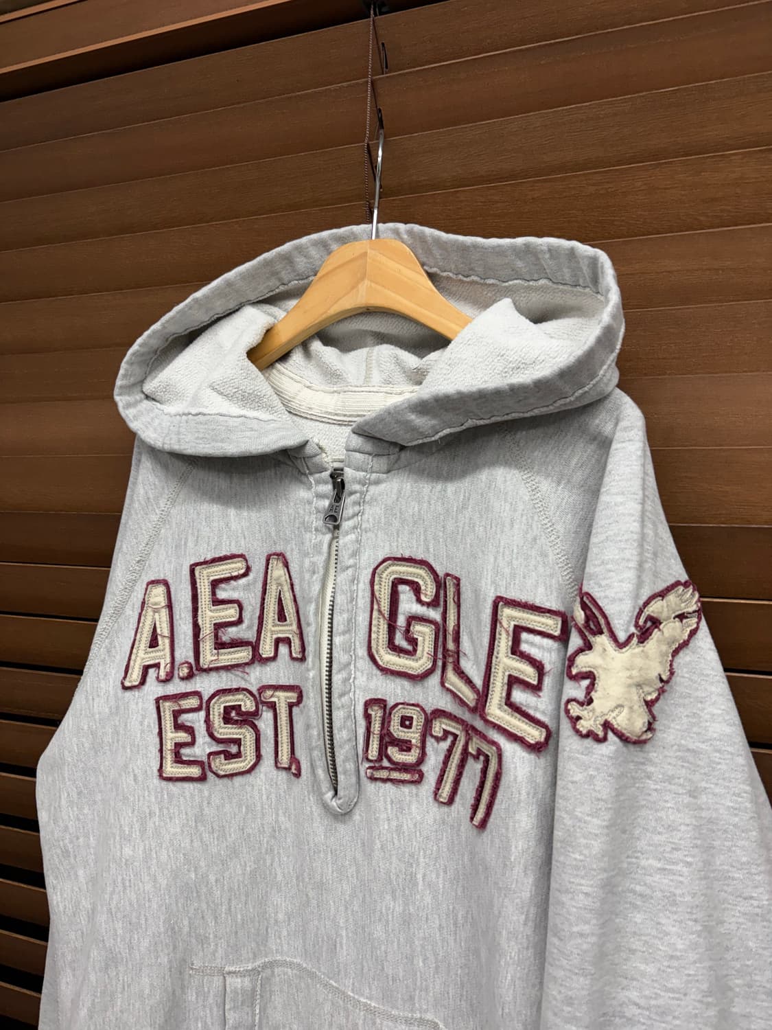 아메리칸 이글 반집업 후드티셔츠 상품이미지5