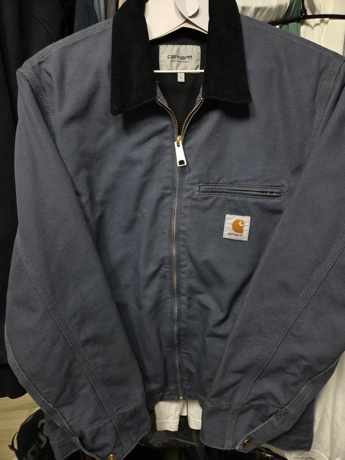 칼하트wip 오가닉 캔버스 디트로이트 자켓 제우스 (L) 상품이미지2