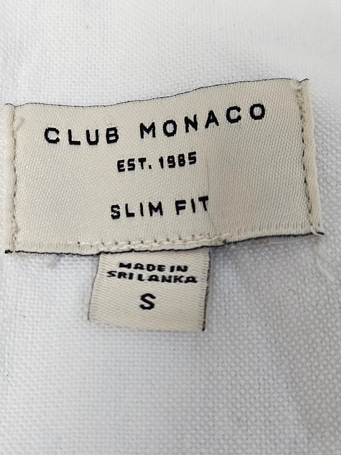 클럽모나코 클래식 코튼 셔츠 화이트 면 USA S 상품이미지2