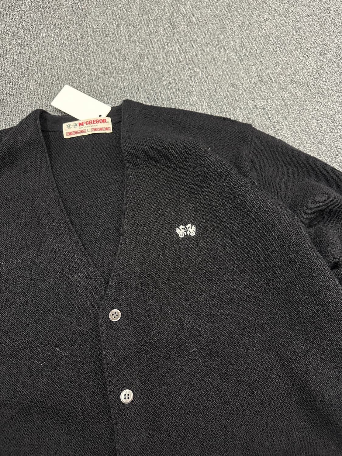 L) 맥그리거 블랙 버튼 가디건 상품이미지4