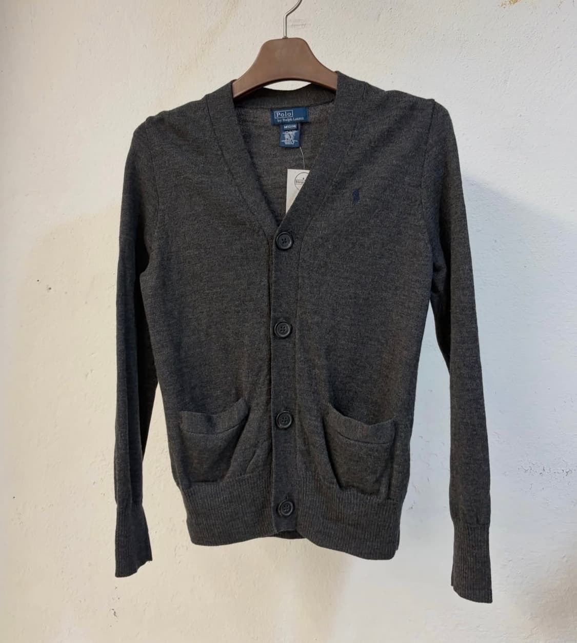 폴로 브이넥 가디건 상품이미지2