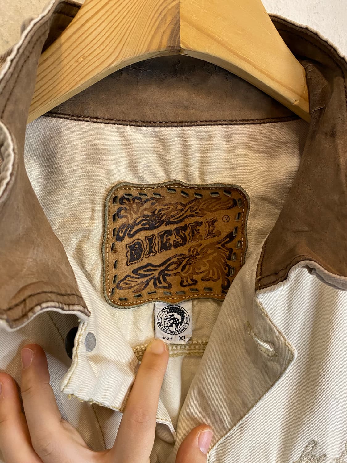 90s 디젤 빈티지자켓 S-M 상품이미지4