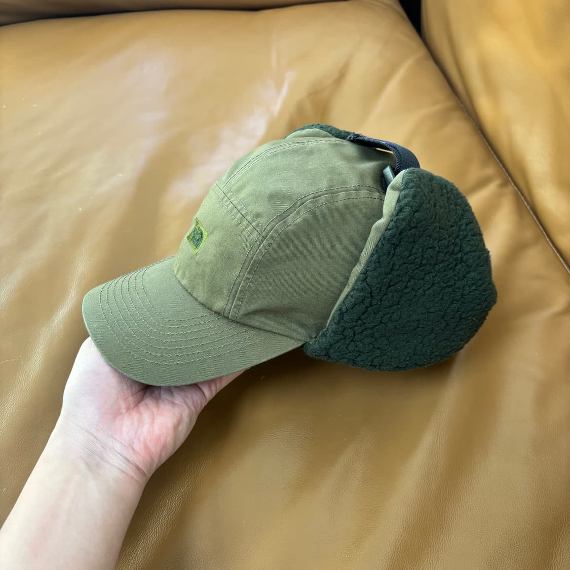 나나미카 노스페이스 퍼플라벨 이어플랩 볼캡 모자 카키 상품이미지4