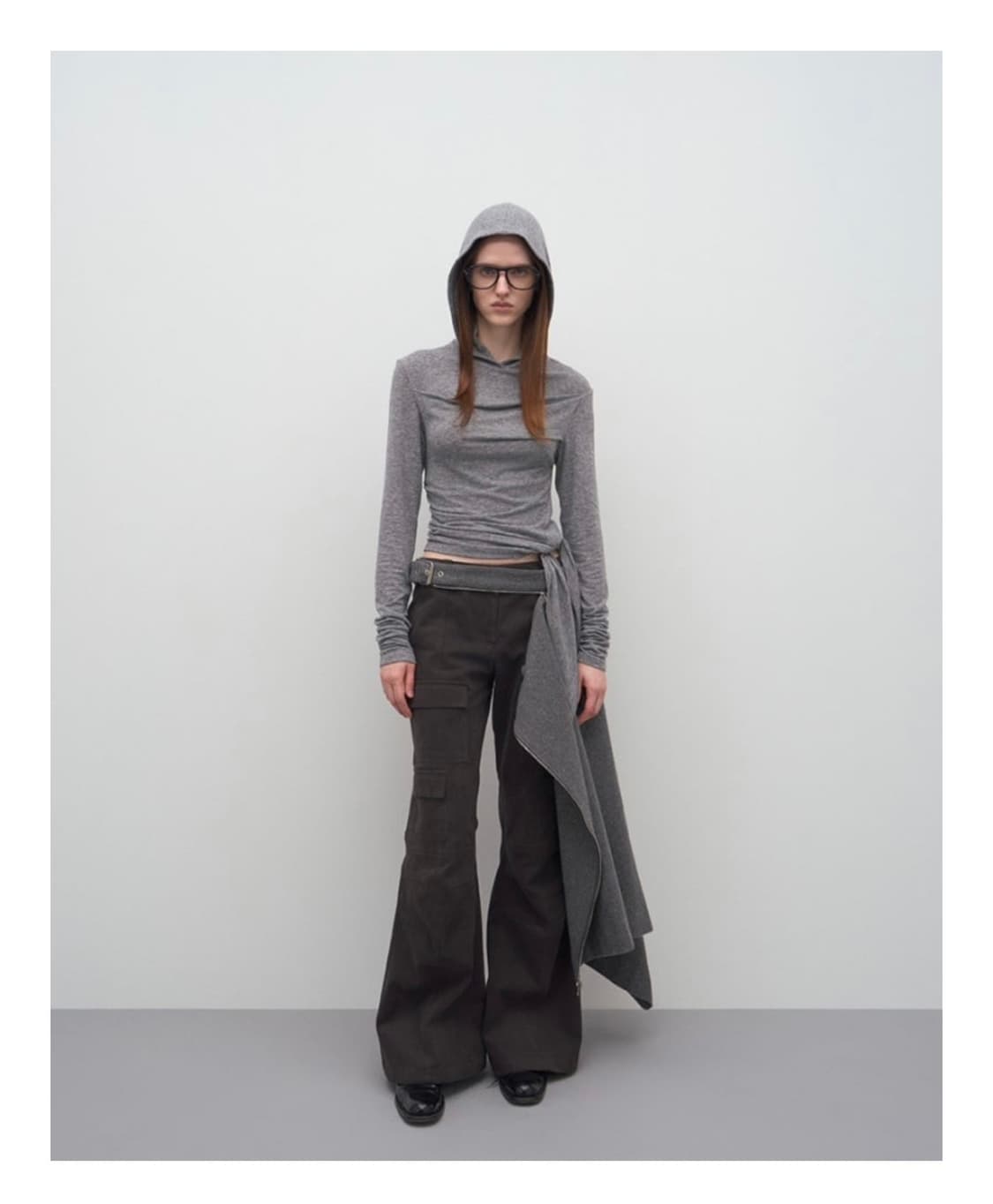 lcdc 언발런스 프릴 후디 상품이미지1