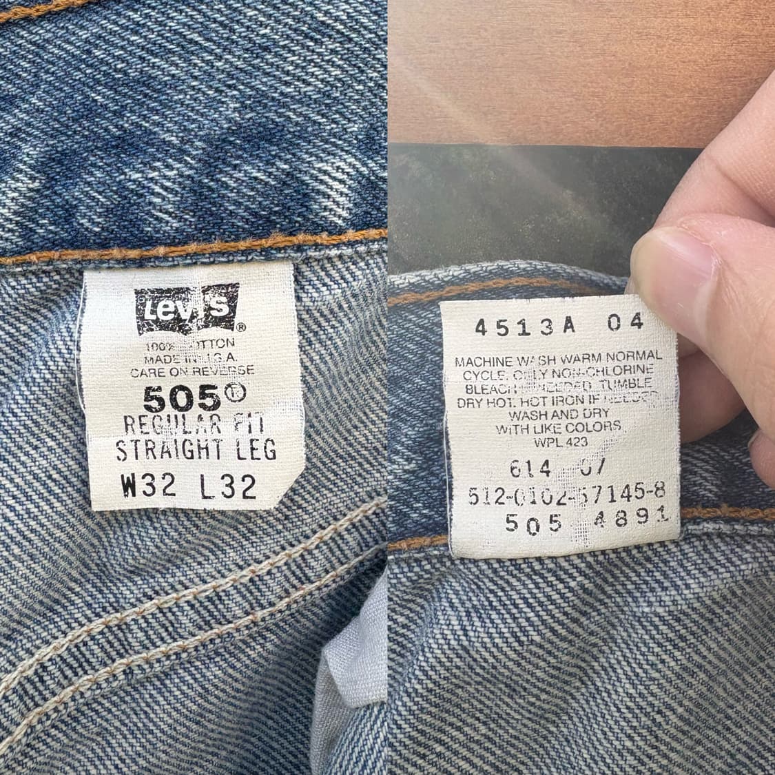 00s USA 리바이스 Levi’s 505 레귤러 핏 진  상품이미지9