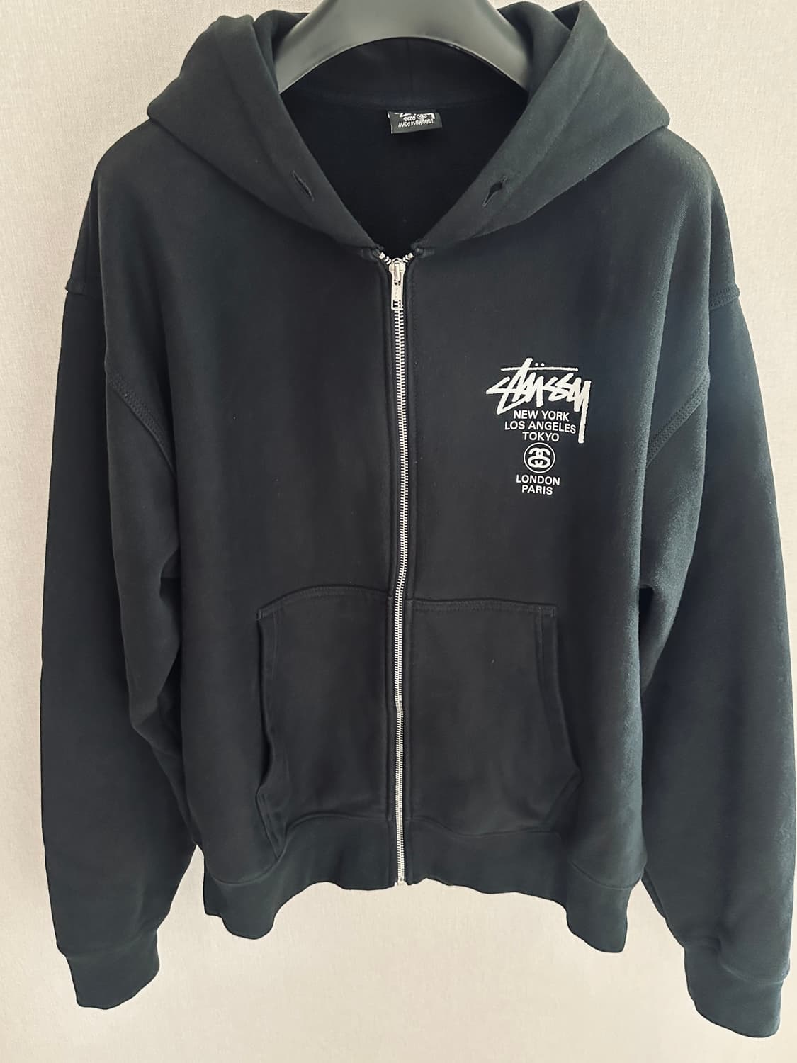 스투시 월드투어 후드집업 xl 24/25fw 상품이미지2