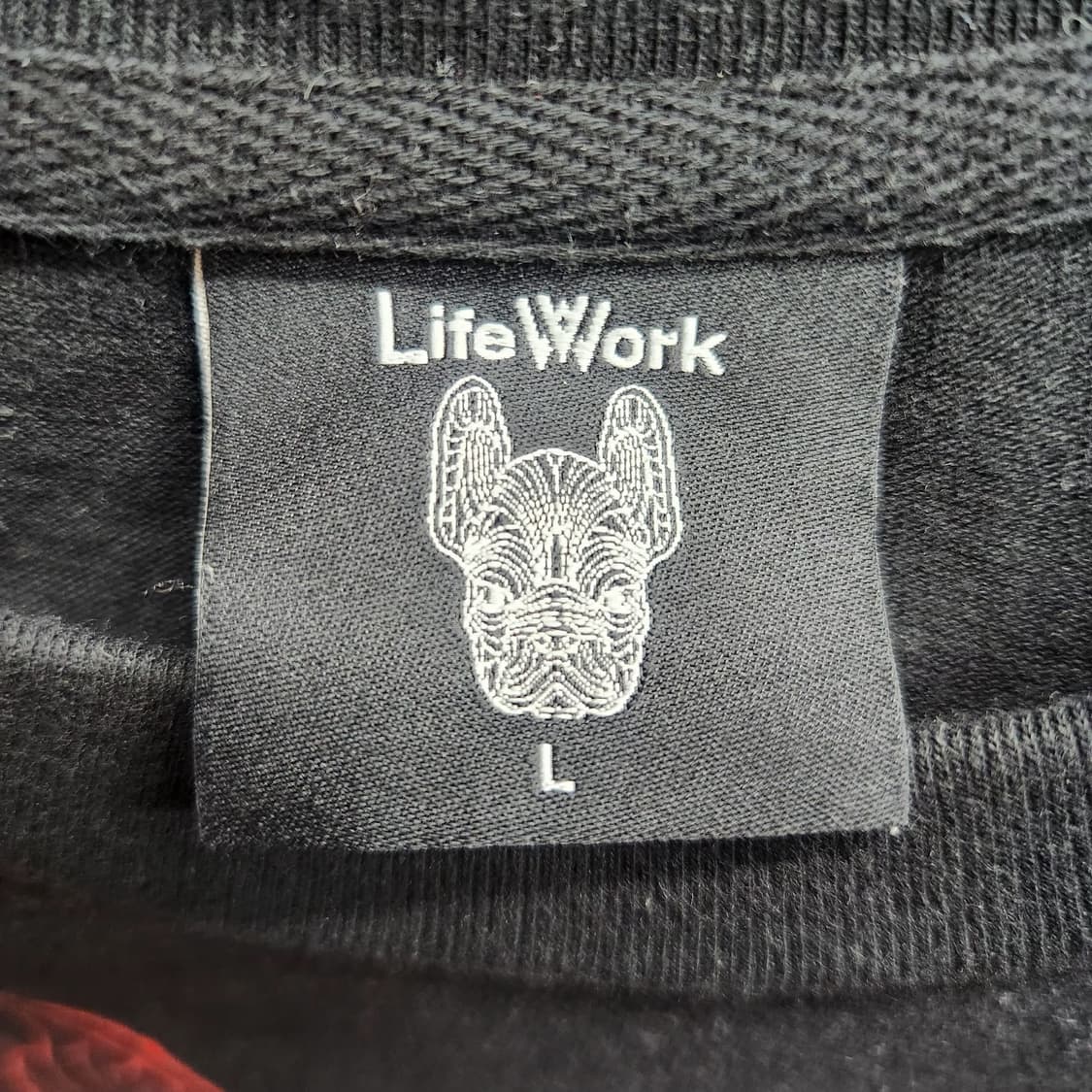 라이프워크 빅라독 와이어 그래픽 반팔티 L(XL) 상품이미지5