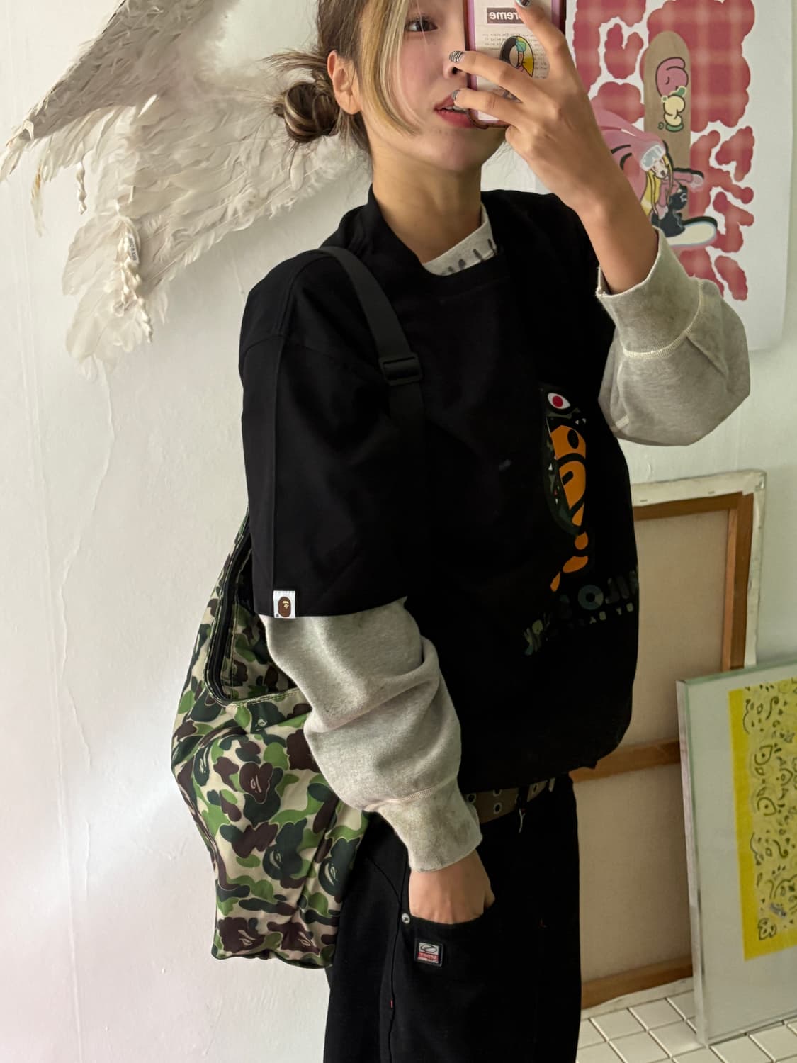 베이프 빅숄더 백 상품이미지2