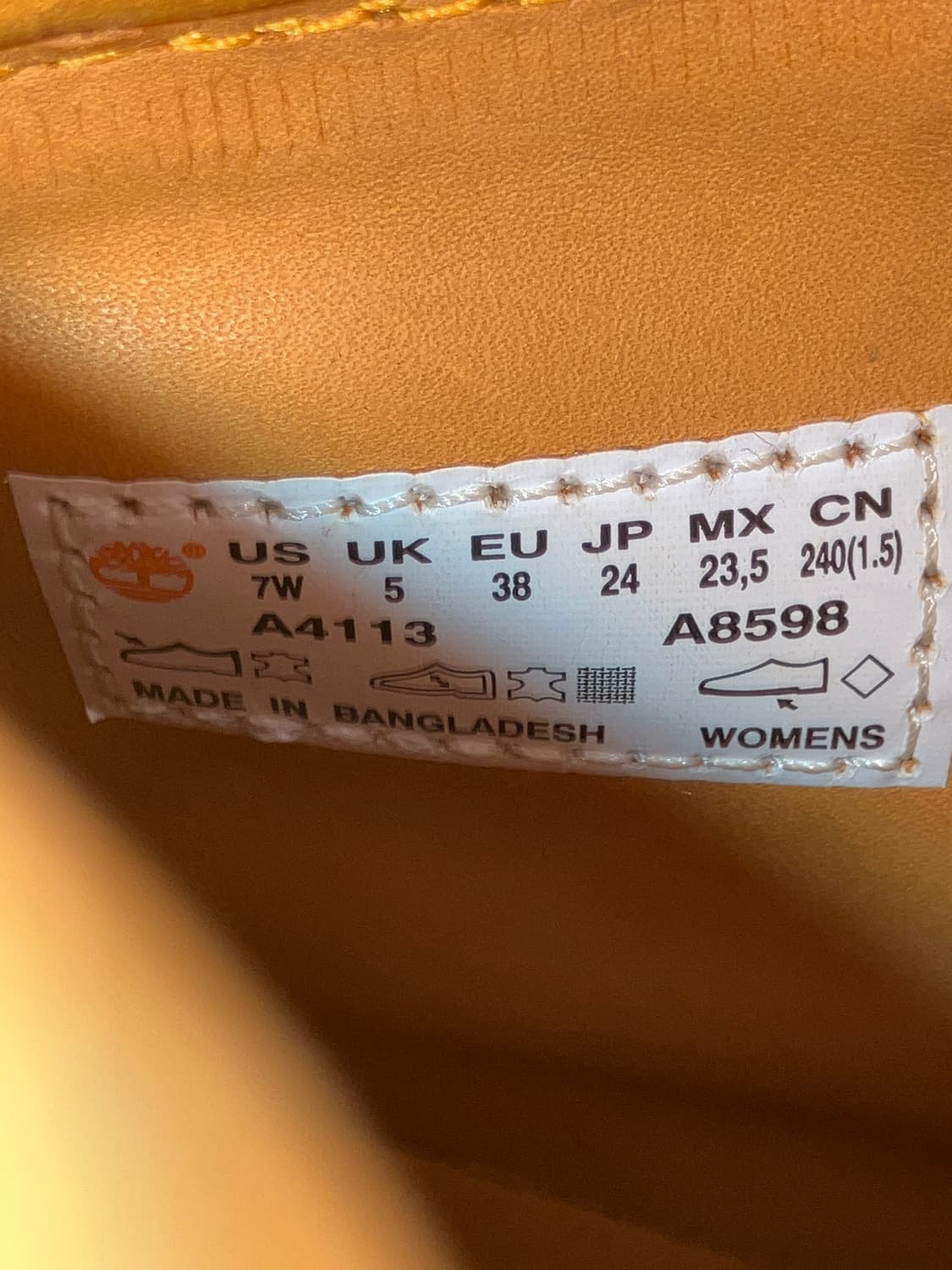 팀버랜드 6인치 50주년 한정판 240사이즈 상품이미지6