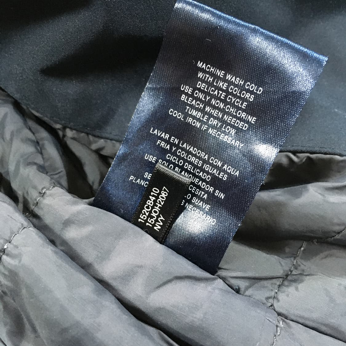 투티/0300 TOMMY HILFIGER 다크 네이비 바람막이 자켓 패딩 상품이미지4