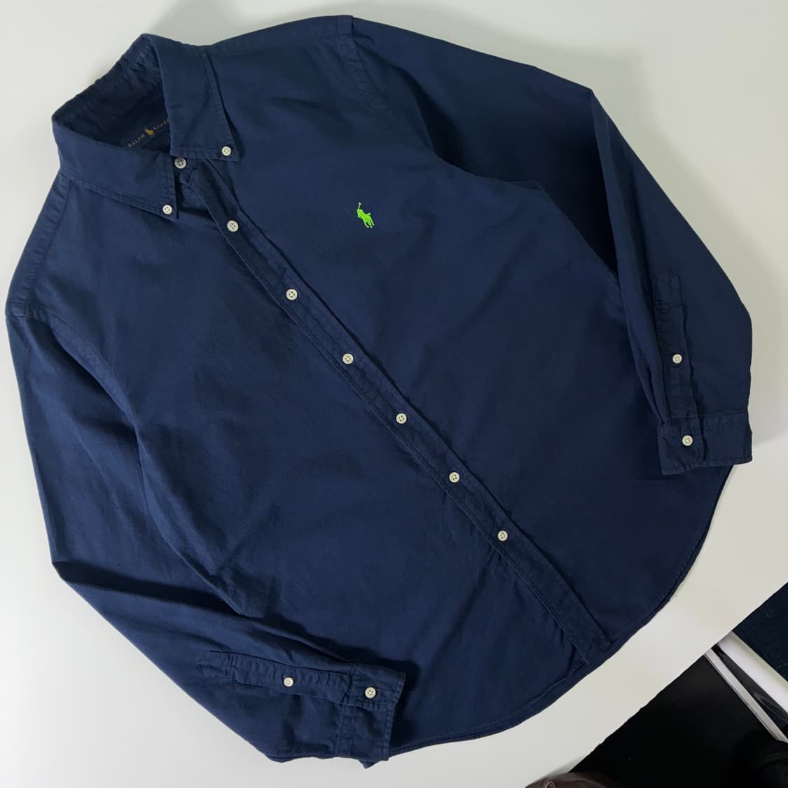 Polo 폴로 랄프로렌 네이비 옥스포드 셔츠 상품이미지2