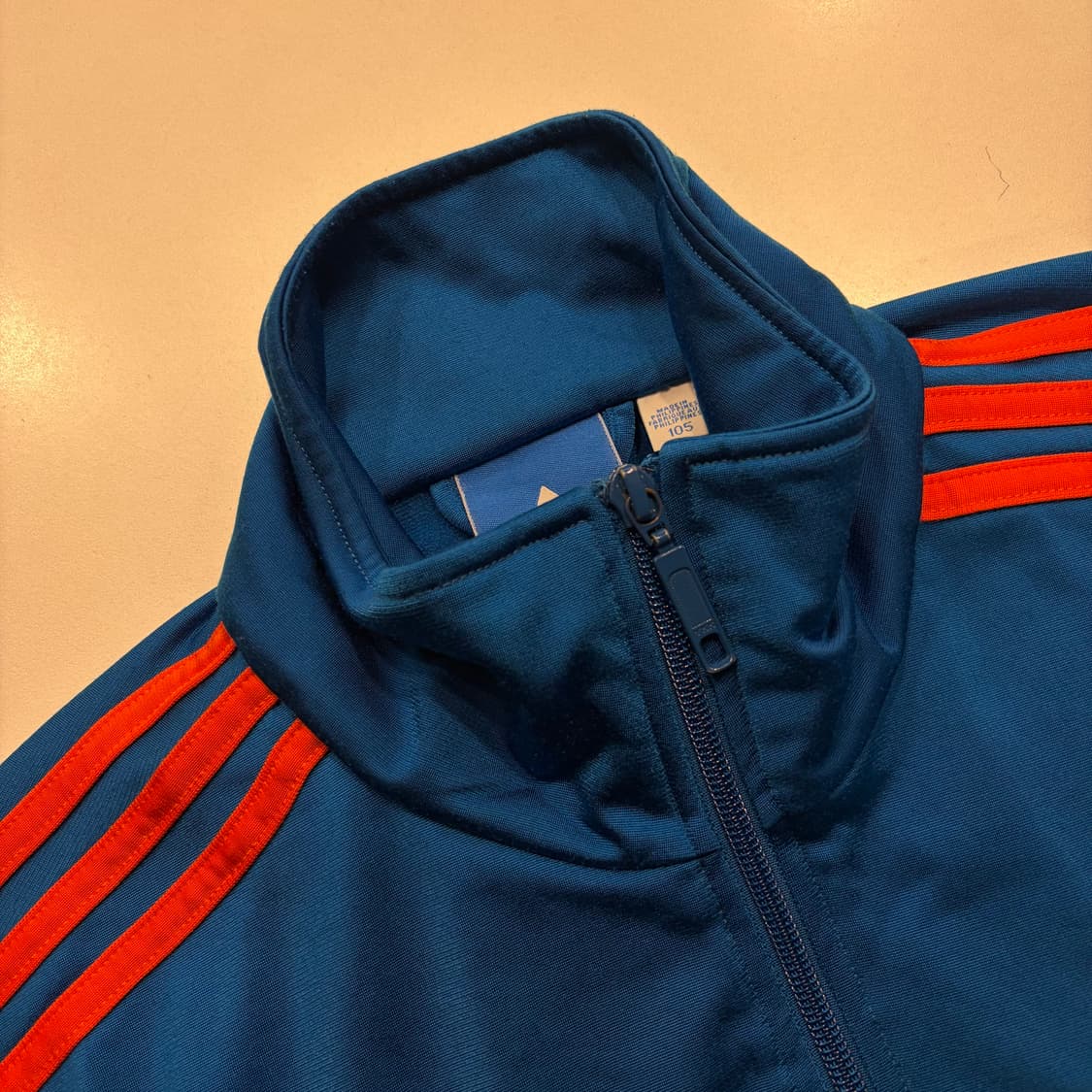 [105] 12s 아디다스 파이어버드 트랙탑 져지 블루/오렌지 D241 상품이미지4