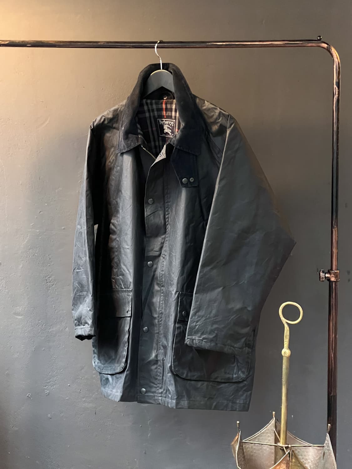 버버리 왁싱자켓 Burberry waxed jacket 상품이미지2