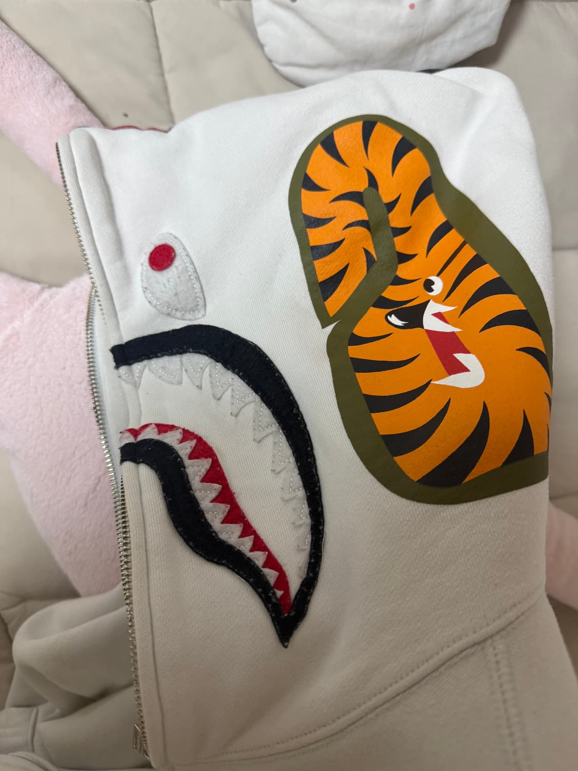 베이프 후드집업 (화이트) 상품이미지1