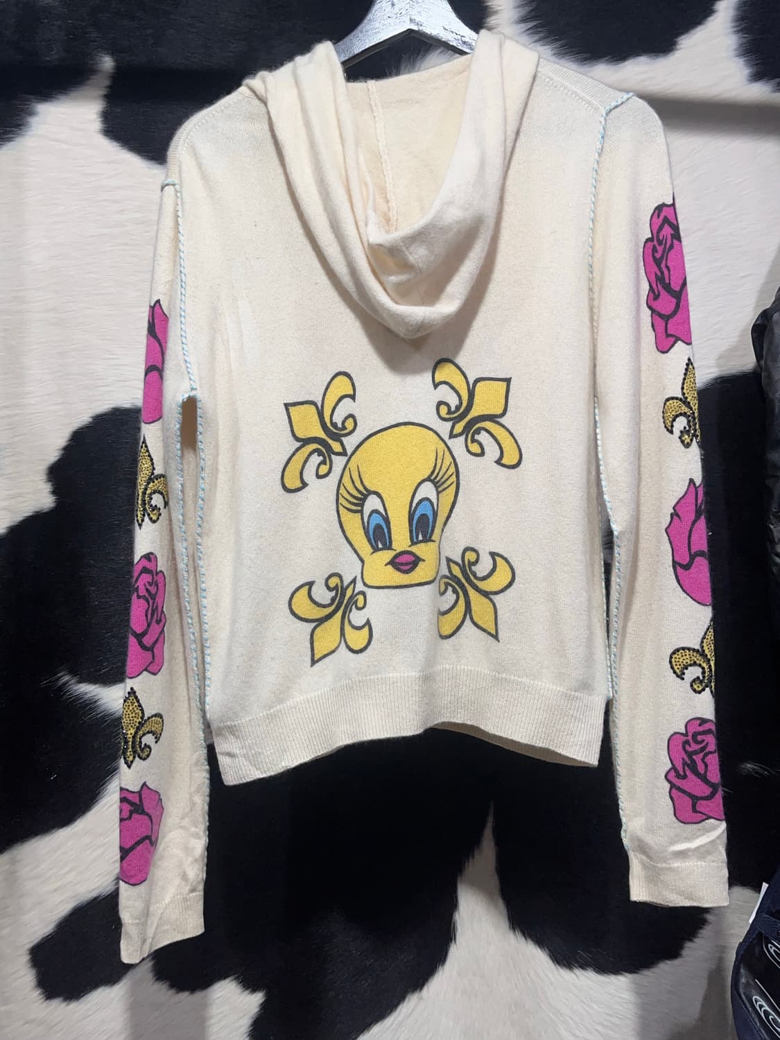 Raw 7 cashmere 100% 트위티 후드집업 상품이미지6