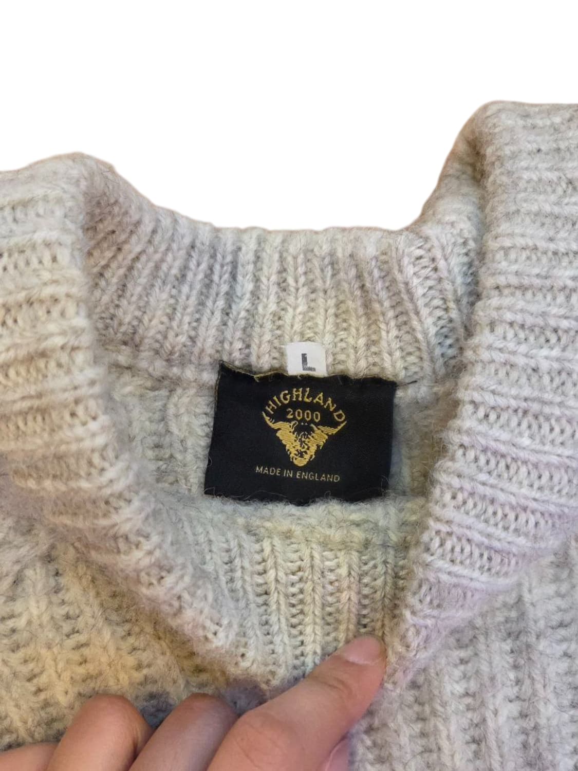 HIGHLAND 2000 울 패치 니트 상품이미지3
