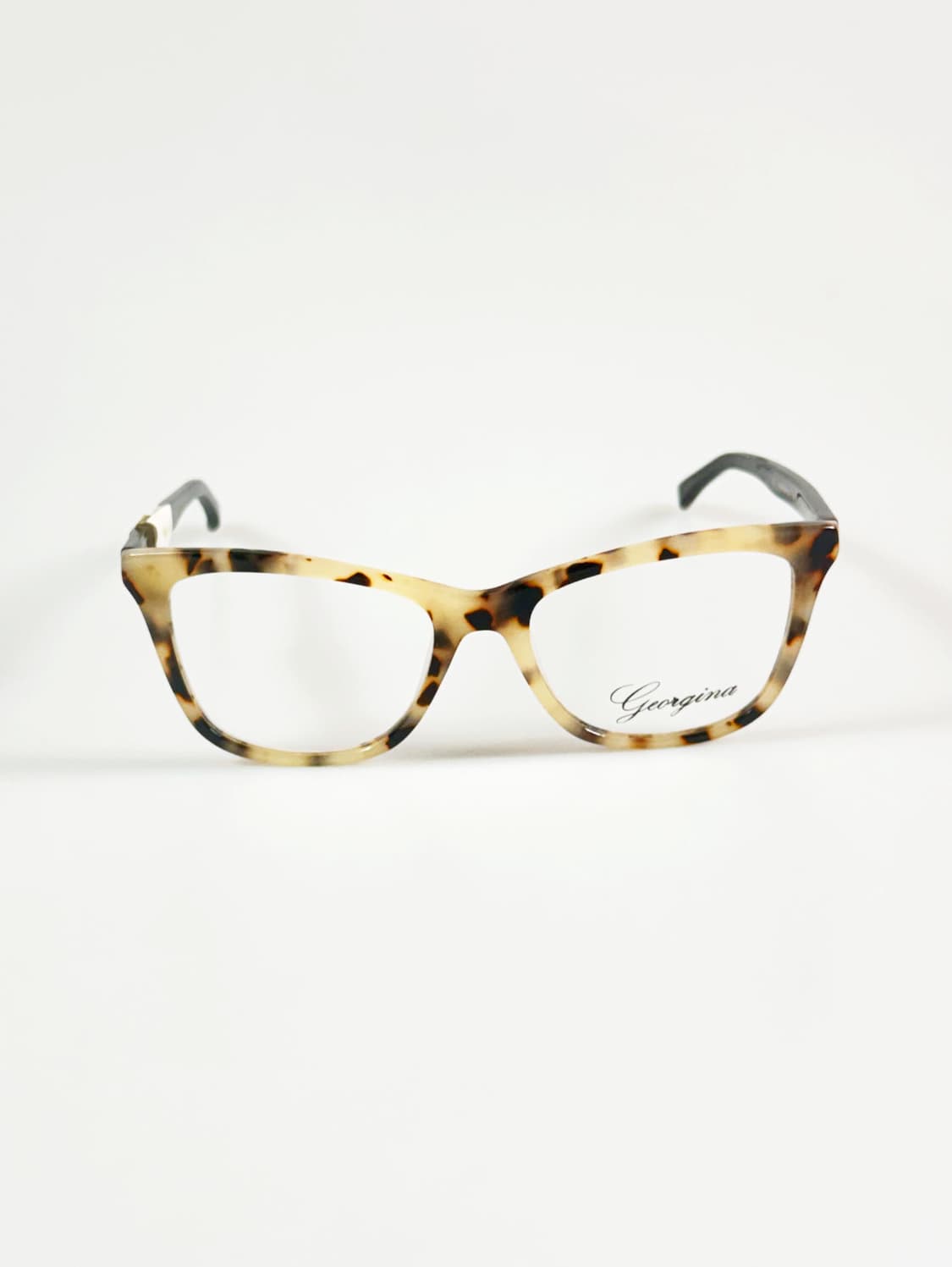 GEORGINA 톨토이즈 캣아이 뿔테 프레임 빈티지 안경 상품이미지2