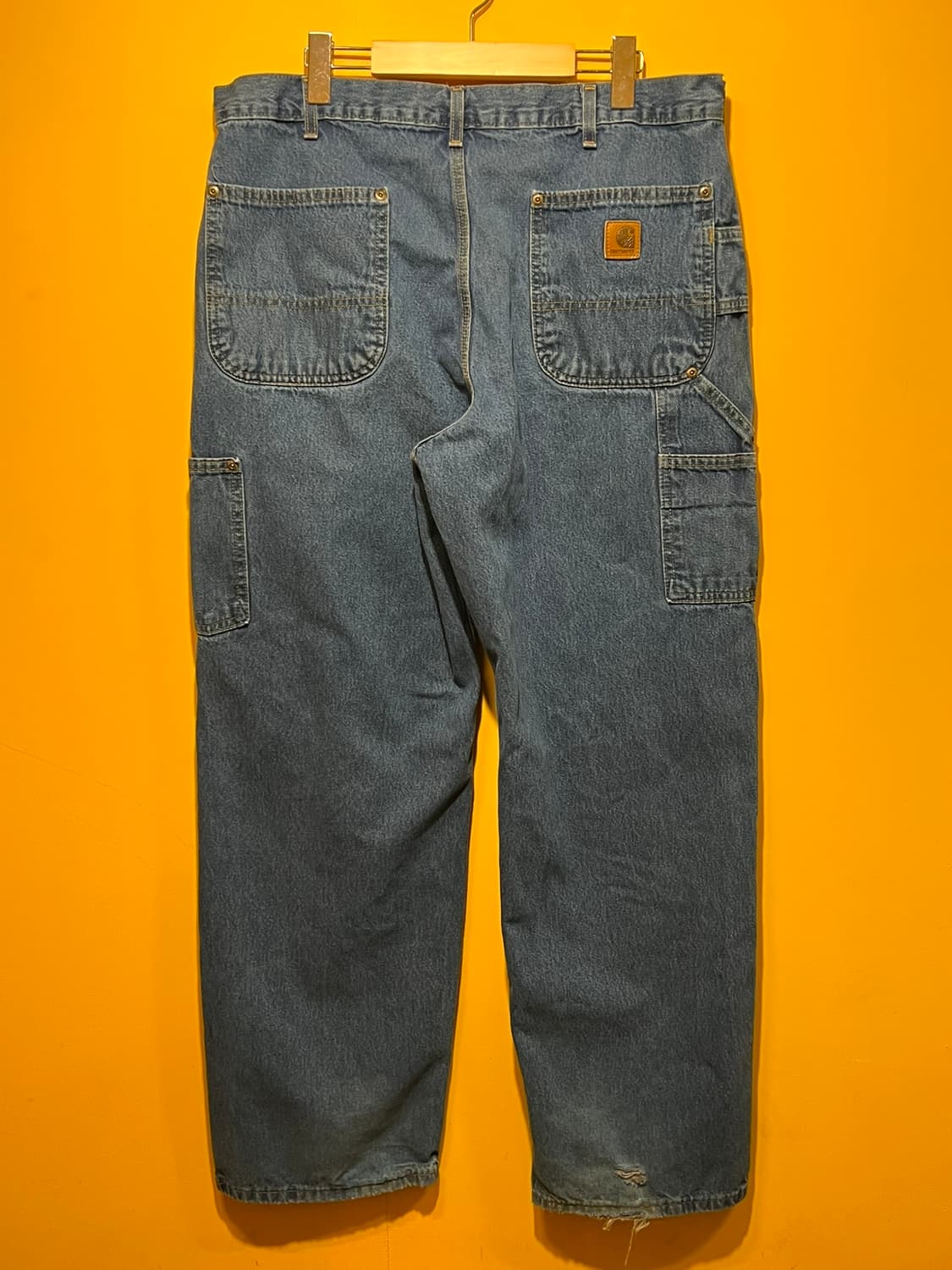 [36x30] 칼하트 B273 DST 데님 더블니 카펜터 워크팬츠 상품이미지7
