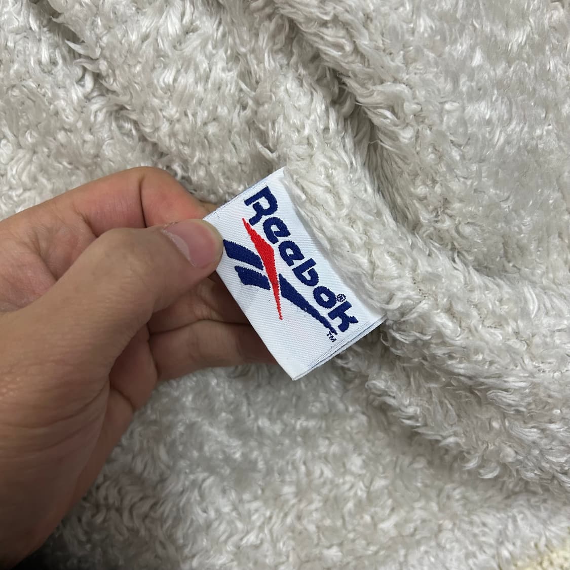 (XL) 90s 올드 리복 헤비 스웨터 니트 집업 상품이미지8