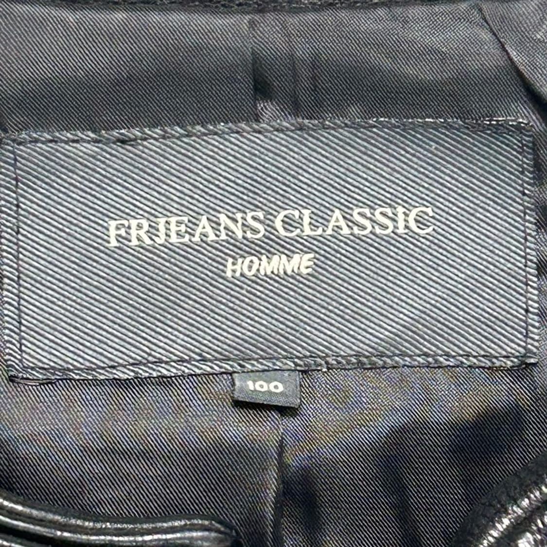 프라이아스 클래식 블랙 레더 자켓 100 상품이미지4