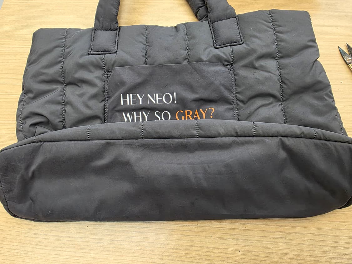 메종키츠네 x 라네즈 패딩백 그레이 상품이미지6