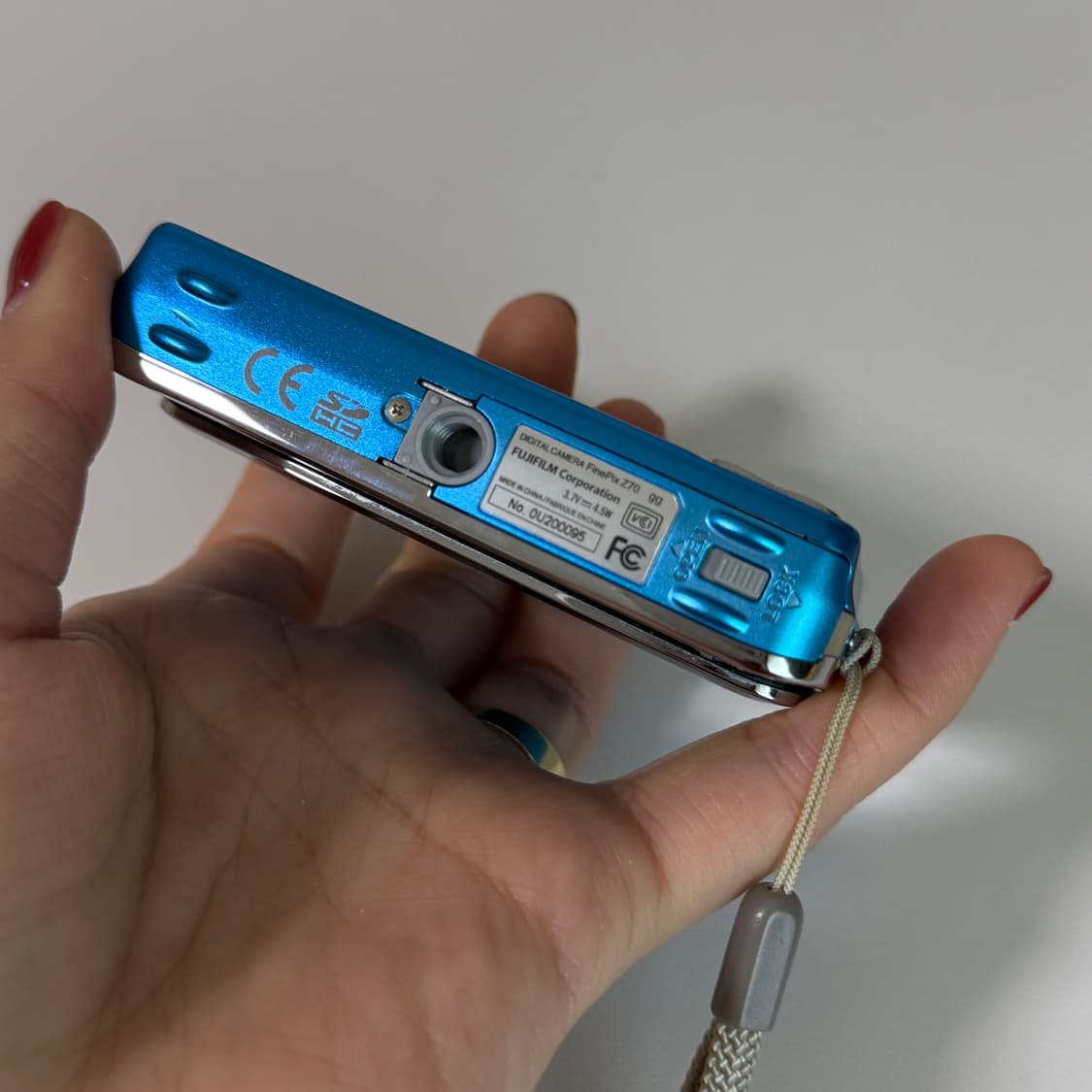 후지필름 파인픽스 z70 빈티지 디카 디지털카메라 블루 상품이미지6