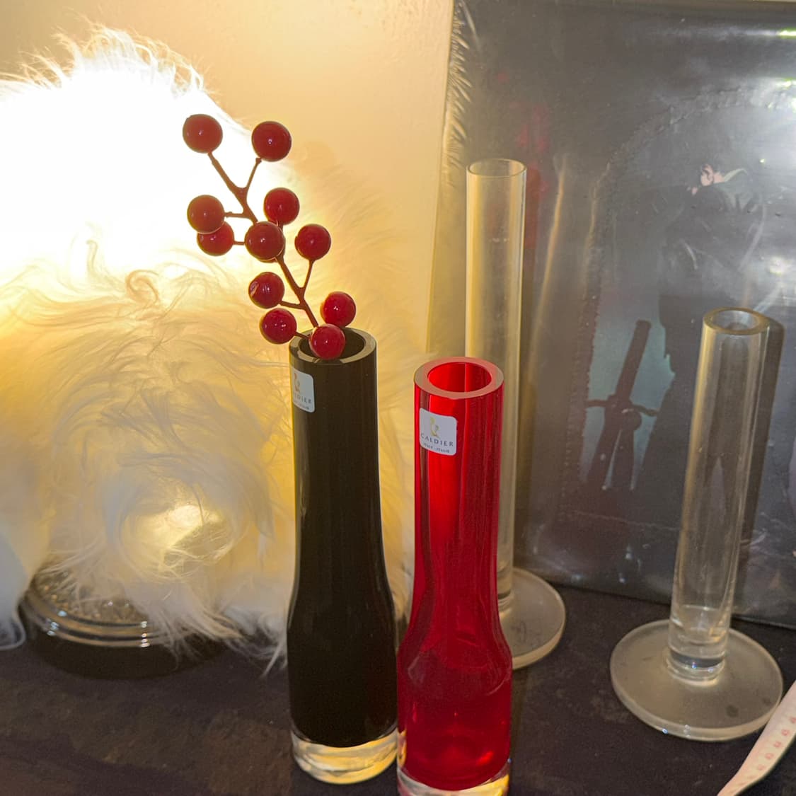 00s CALDIER 핸드메이드 아트 글라스 화병 상품이미지6