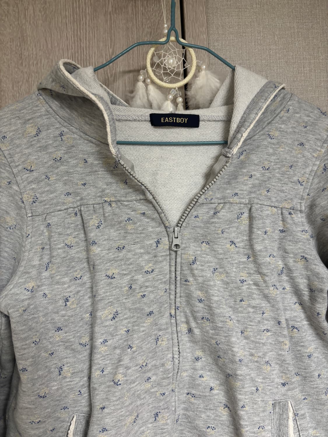 EASTBOY 이스트보이 빈티지 모리걸 잔꽃 후드집업 상품이미지2