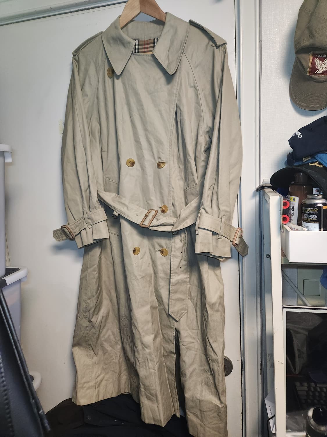 버버리 더블 트렌치 코트 베이지 상품이미지1