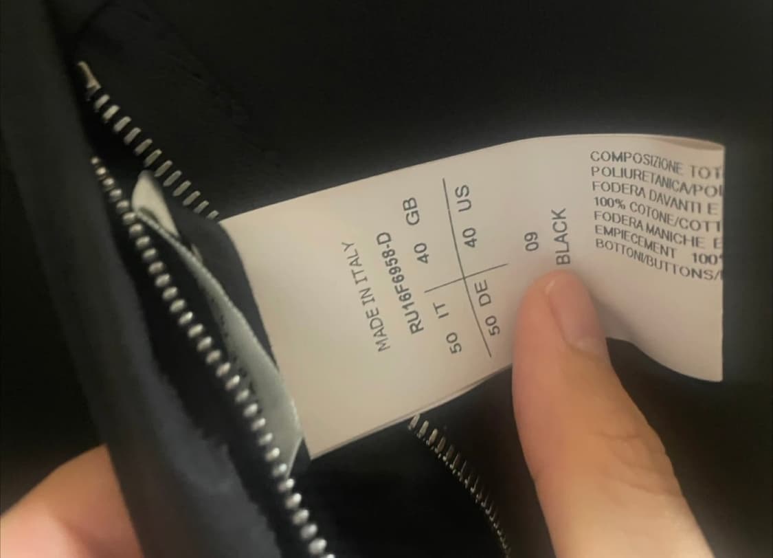 16FW 릭 오웬스 싱글 코트 50사이즈 상품이미지3