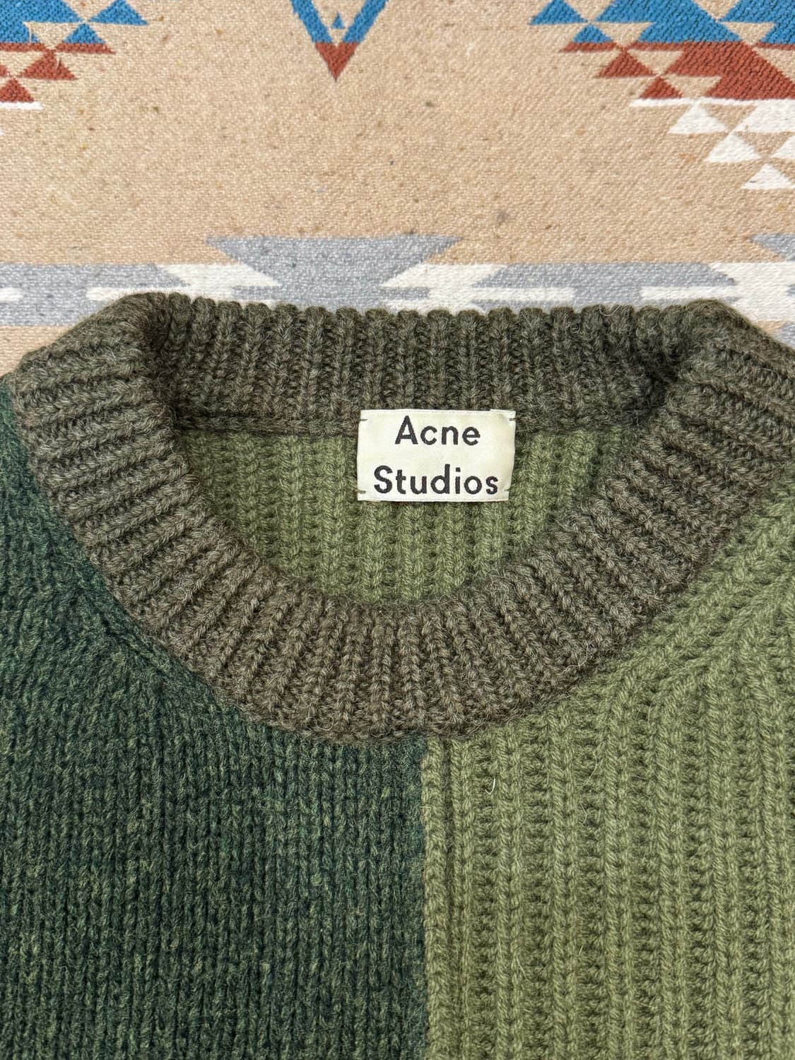 [XS] 아크네 스튜디오 패치워크 풀오버 니트 상품이미지4