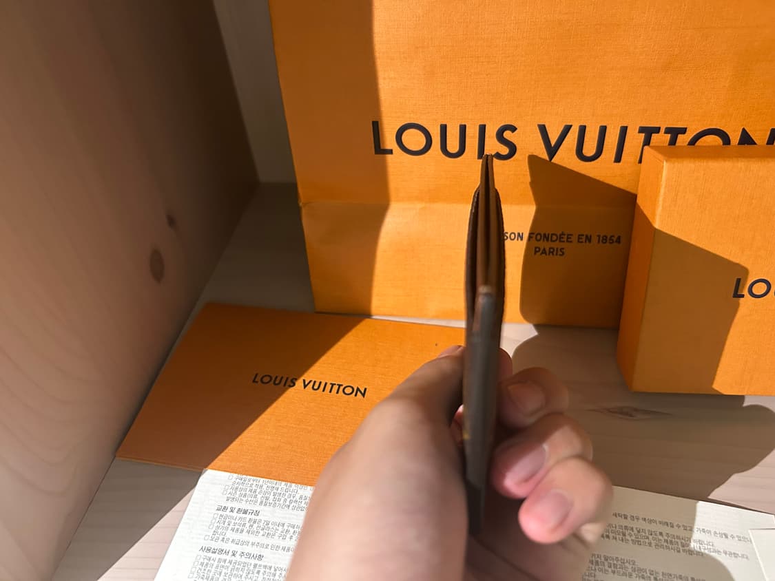 [새상품급/풀구성] 루이비통 모노그램 카드홀더 카드지갑 상품이미지4