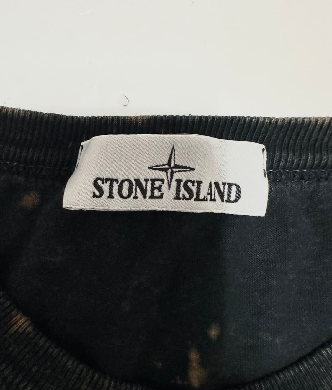 스톤아일랜드 블랙 타이다이 반팔 티셔츠 상품이미지5