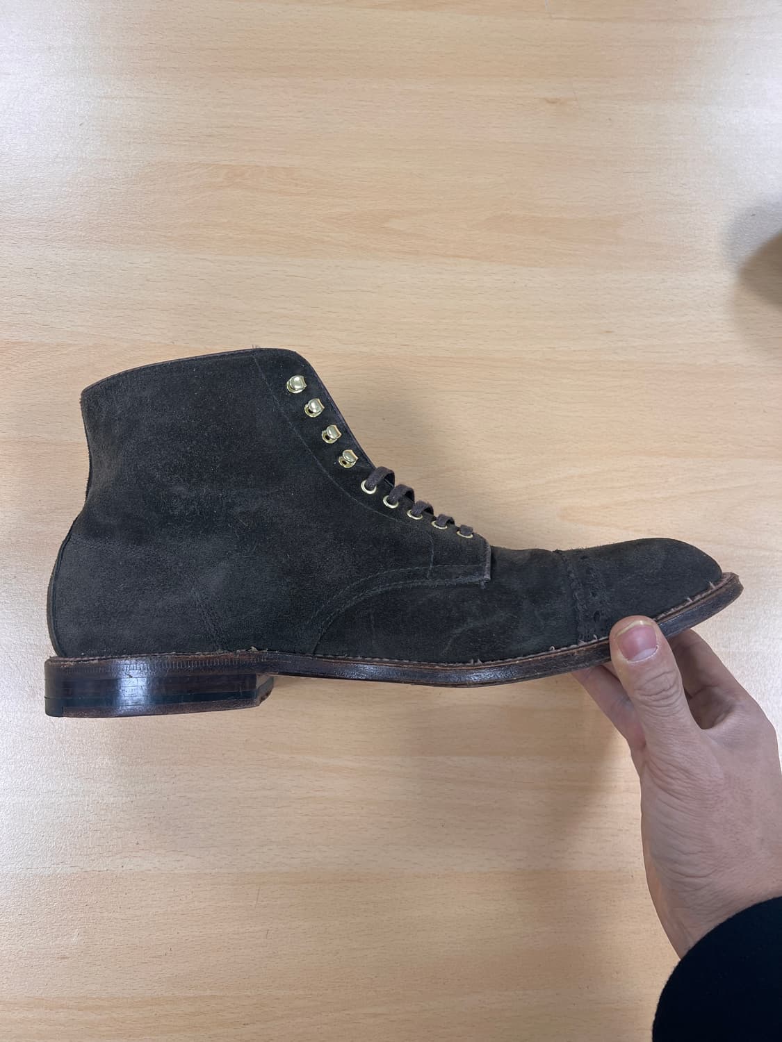 알든 d1861h 로덴그린 스웨이드 점퍼부츠 10d 상품이미지5