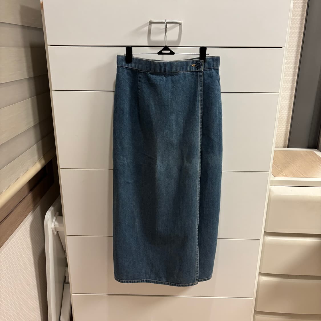 일본제 디테일 좋은 데님 랩 롱스커트 상품이미지1