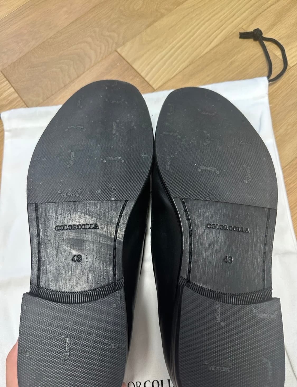 새상품) 컬러콜라 10008 BK 말가죽 로퍼 285mm 상품이미지4