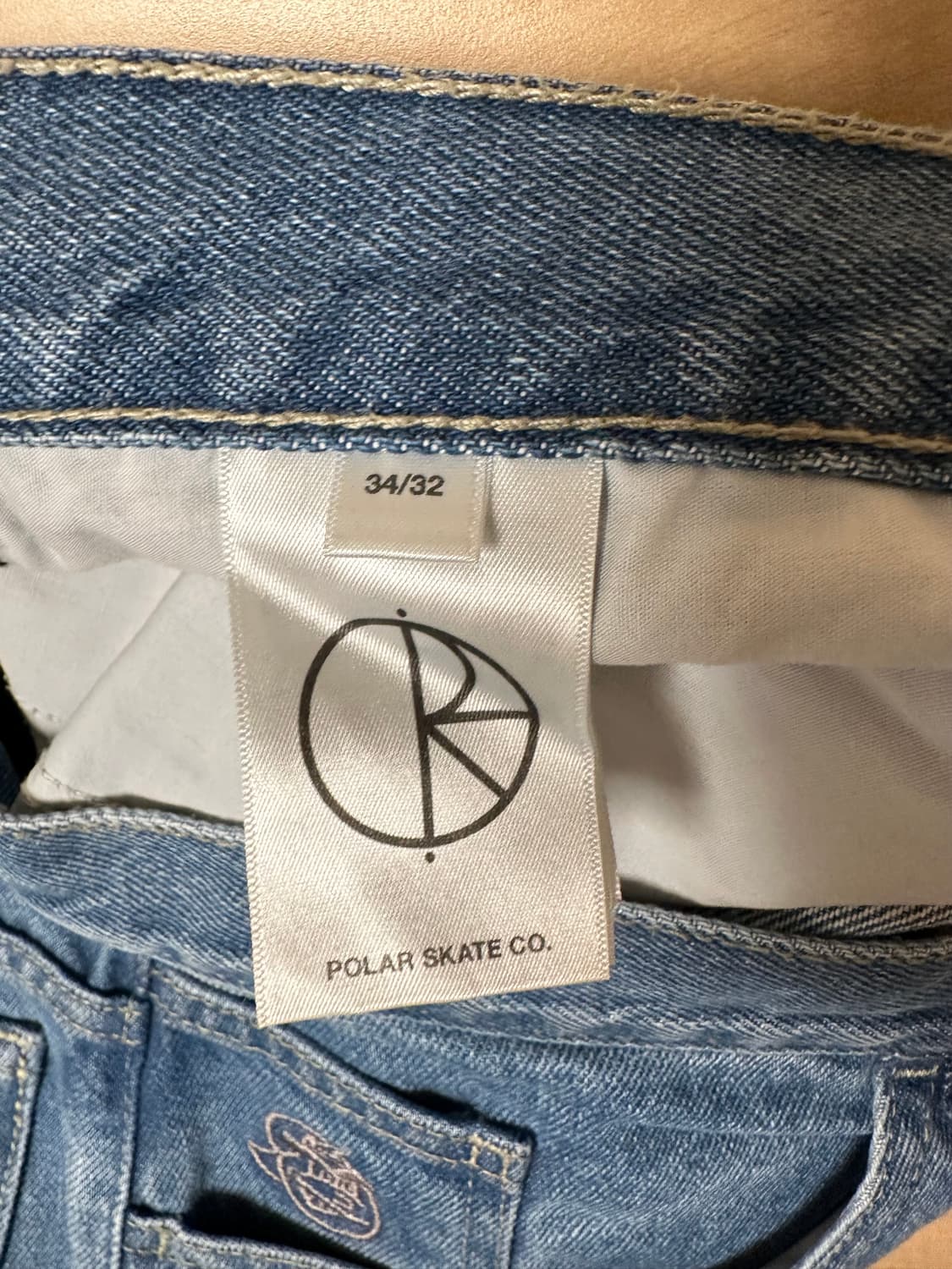 폴라스케이트 93 데님 미드블루 34/32 상품이미지3