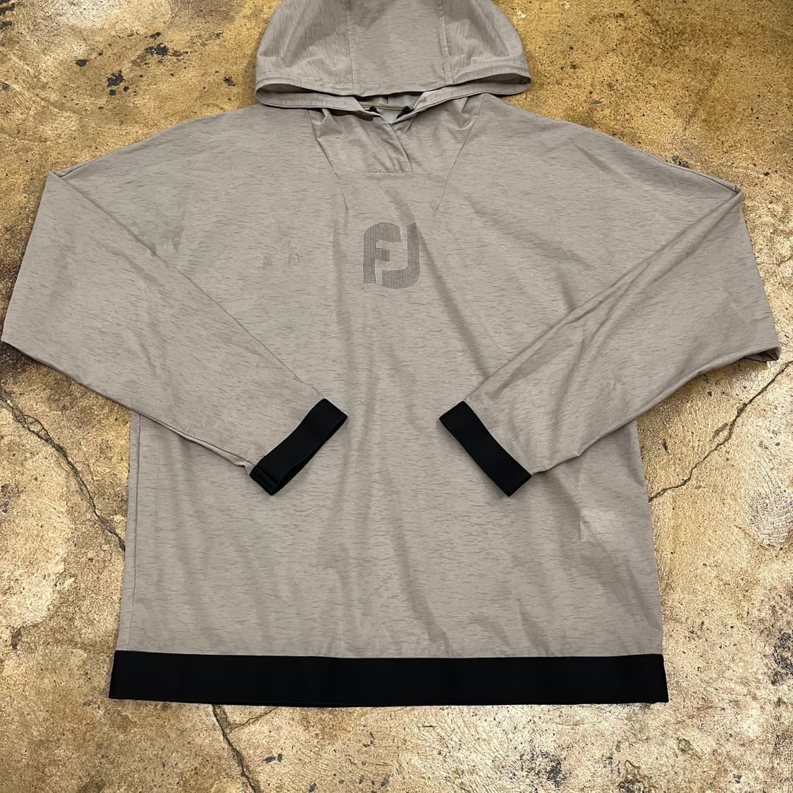 [정품/L,100] FJ 풋조이 골프 후드티 그레이 b14 상품이미지2