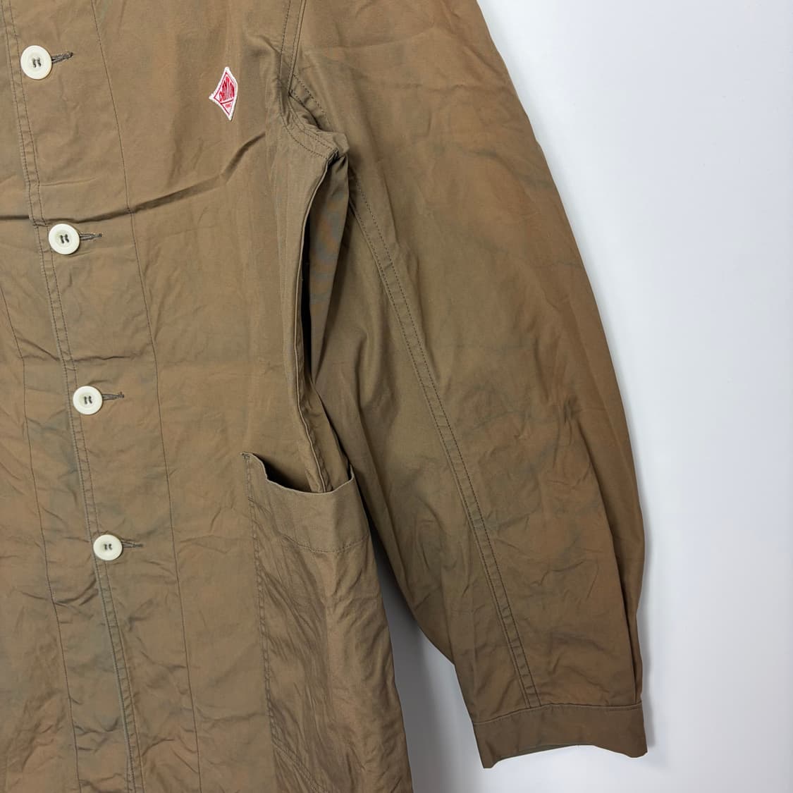 단톤 싱글 코튼 코트 상품이미지5