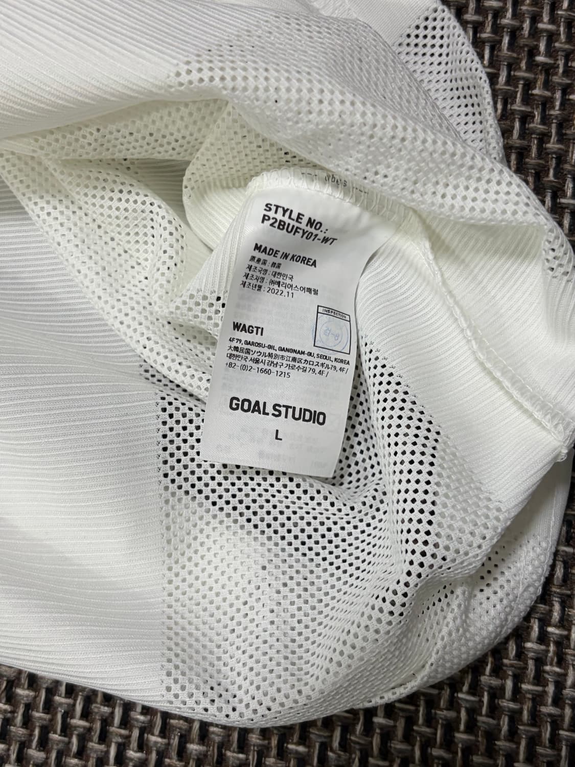 골스튜디오 새우깡FC 한정 유니폼 상품이미지5