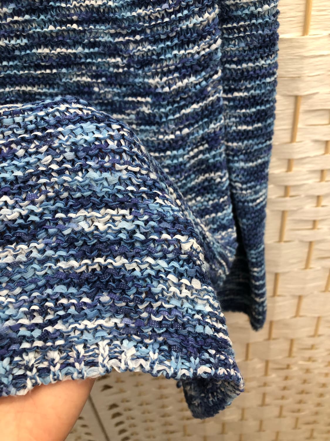 블루 그물니트 상품이미지2