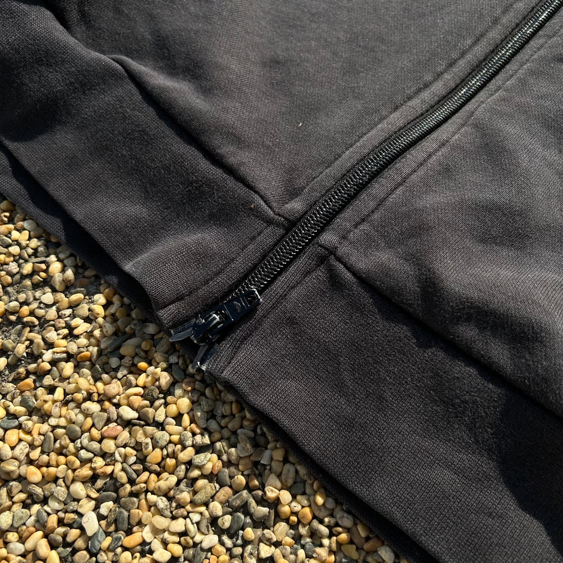 아디다스 블랙 로고 후드집업 상품이미지5